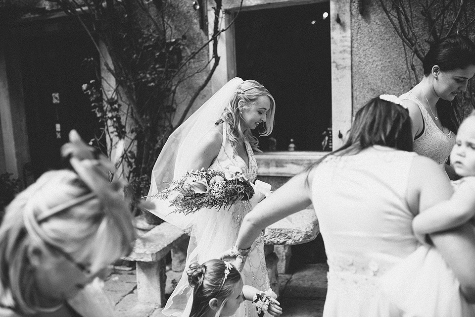 Luna by Jenny Packham // Wedding in Croatia