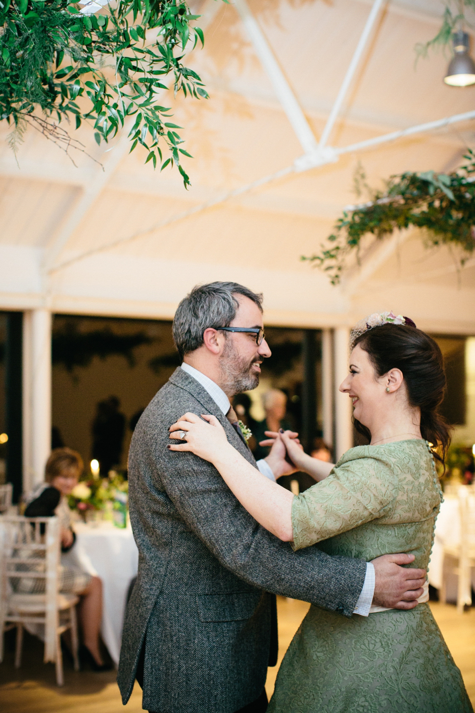 The Florist and the Fiddler // Scottish wedding at Crear // Rowanjoy wedding dress // Myrtle and Bracken flowers // Photography by Caro Weiss