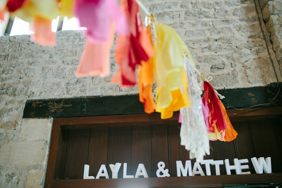 Colourful Moroccan inspired wedding // Marchesa wedding dress from Browns Bride // Christian and Erica Film Photography