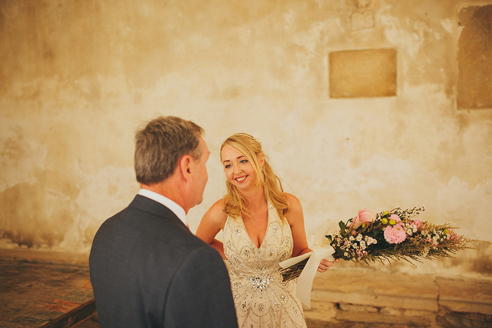 Luna by Jenny Packham // Wedding in Croatia