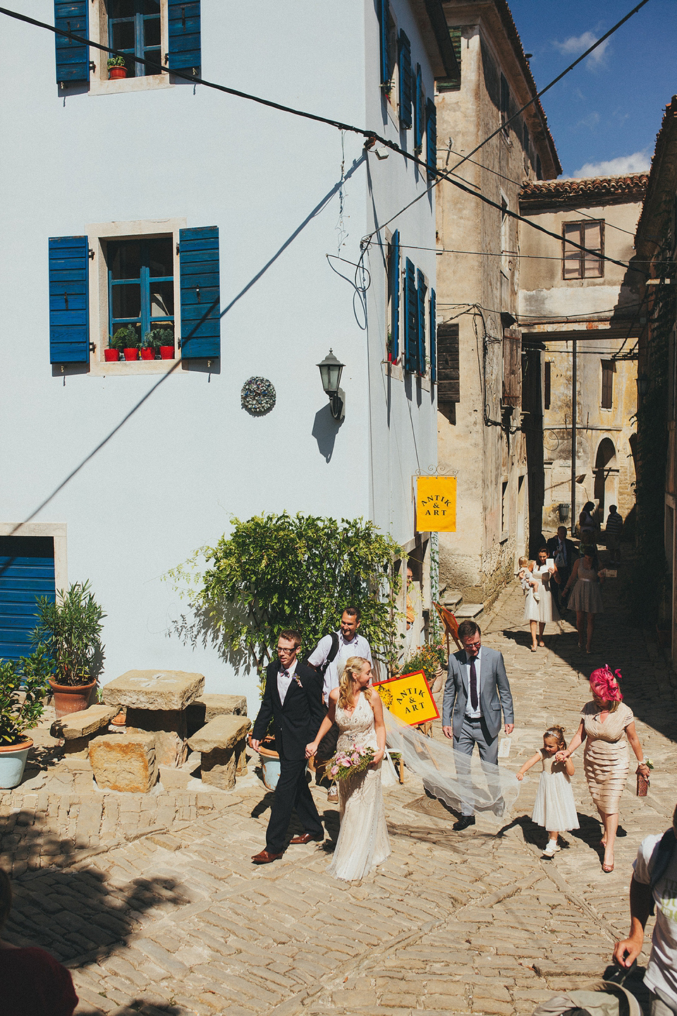 Luna by Jenny Packham // Wedding in Croatia