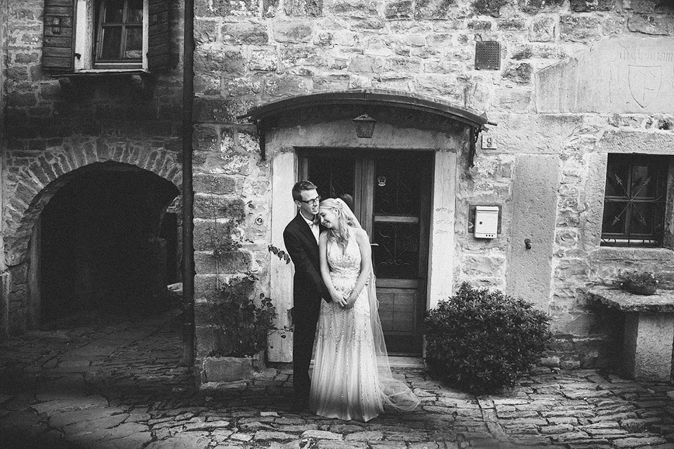 Luna by Jenny Packham // Wedding in Croatia