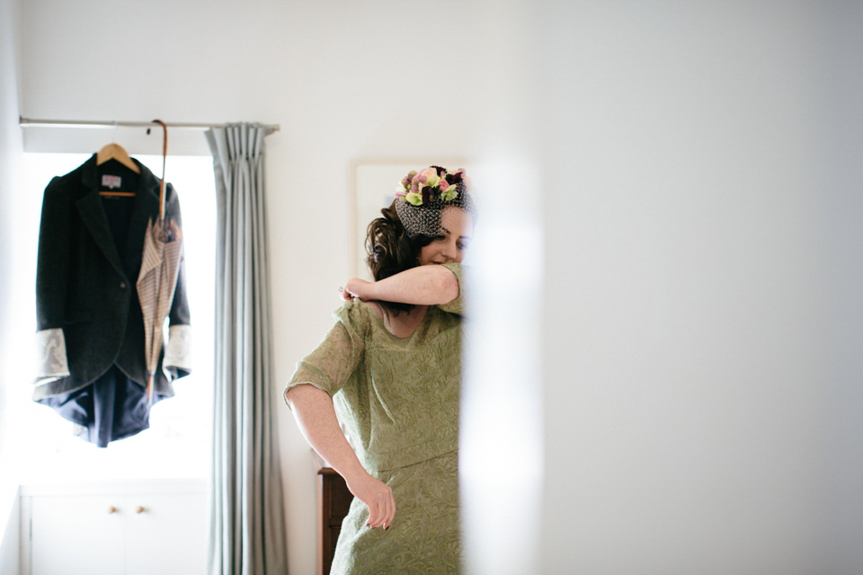 The Florist and the Fiddler // Scottish wedding at Crear // Rowanjoy wedding dress // Myrtle and Bracken flowers // Photography by Caro Weiss