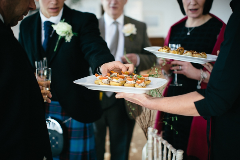 The Florist and the Fiddler // Scottish wedding at Crear // Rowanjoy wedding dress // Myrtle and Bracken flowers // Photography by Caro Weiss