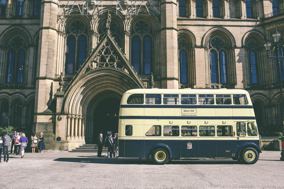 Yellow and red quirky retro Manchester wedding // Photography by Emma Boileau