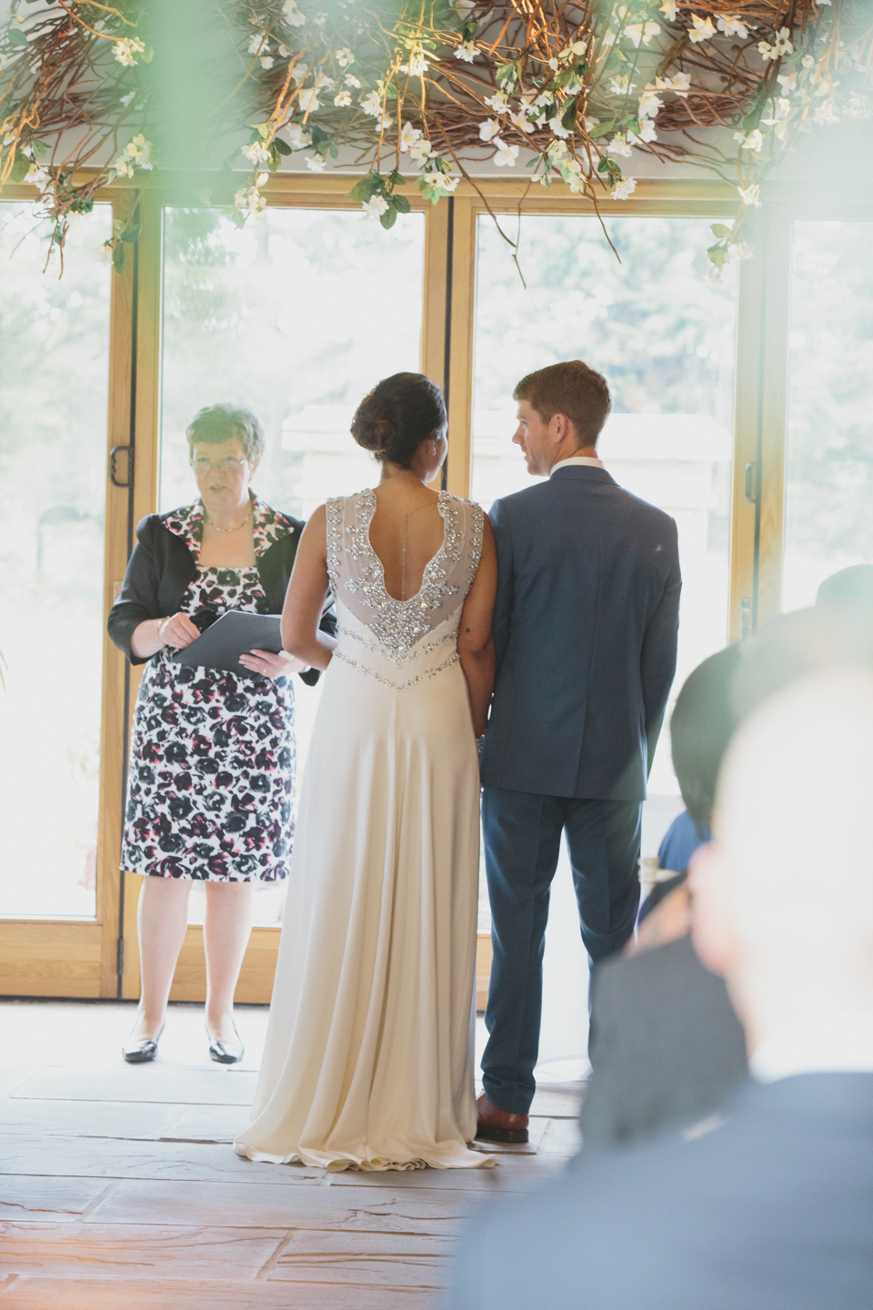 Muscari by Jenny Packham // Newton Hall Northumberland Wedding // Mirrorbox Photography