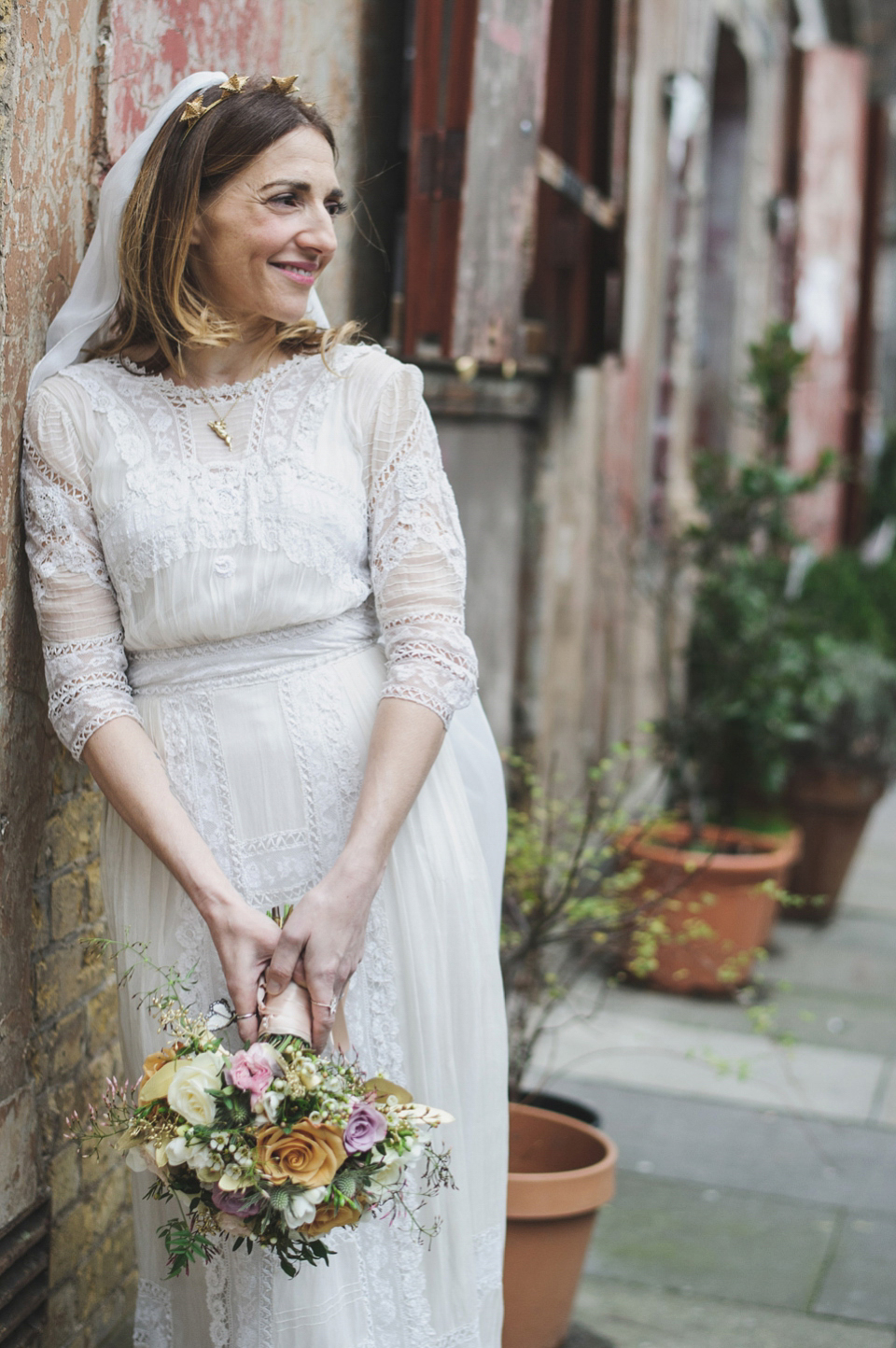 Clara Francis + Jason Watkins wedding, Wiltons Music Hall, London