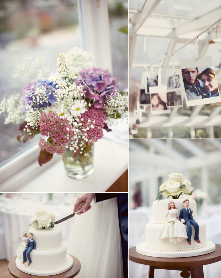 1950s style tulle wedding dress, Scottish lakeside wedding, Scottish wedding, Craig & Eva Sanders Photography