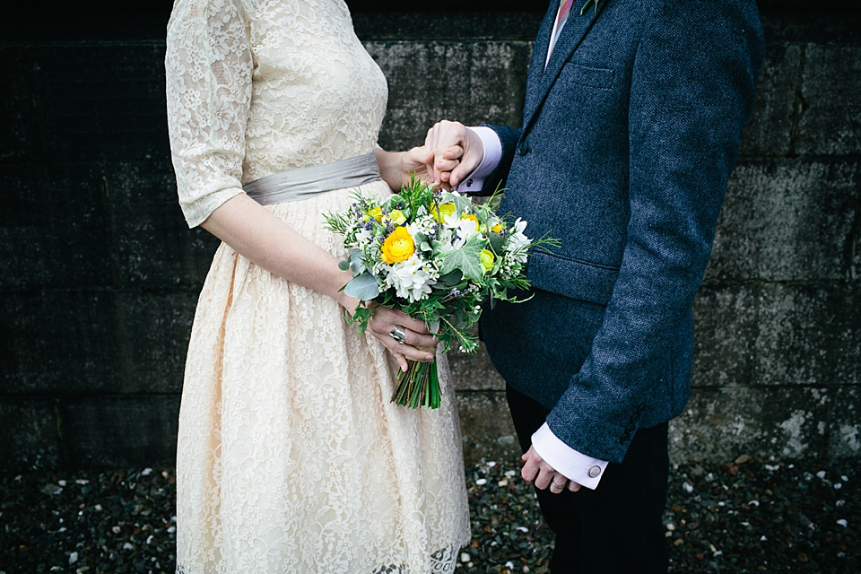 Scottish wedding, village hall wedding, colourful wedding, Caro Weiss Photography