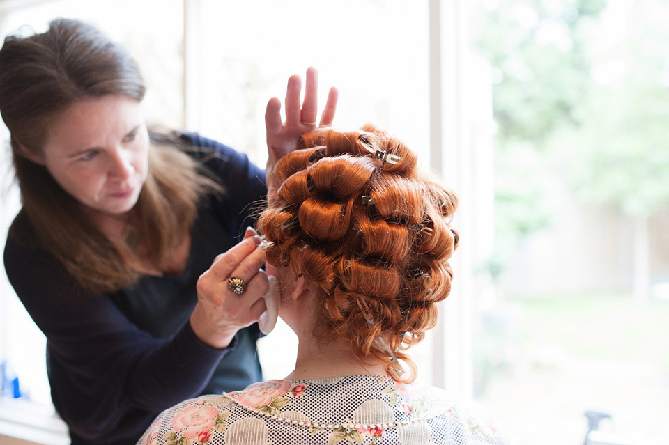 pale blue wedding, 1940s inspired wedding, vintage wedding, Fiona Kelly Photography