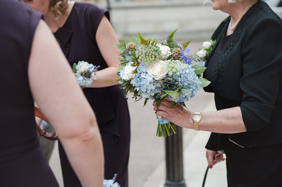 pale blue wedding, 1940s inspired wedding, vintage wedding, Fiona Kelly Photography