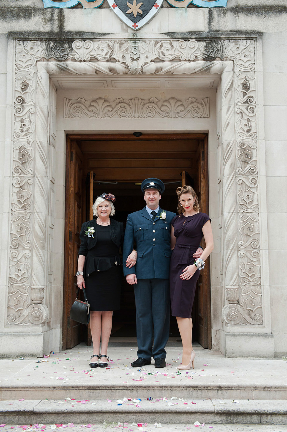 pale blue wedding, 1940s inspired wedding, vintage wedding, Fiona Kelly Photography