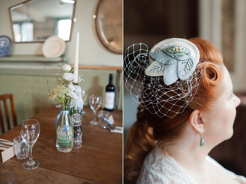 pale blue wedding, 1940s inspired wedding, vintage wedding, Fiona Kelly Photography