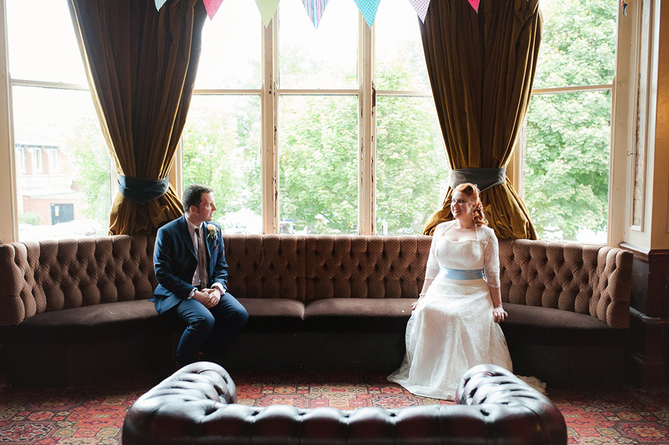 pale blue wedding, 1940s inspired wedding, vintage wedding, Fiona Kelly Photography