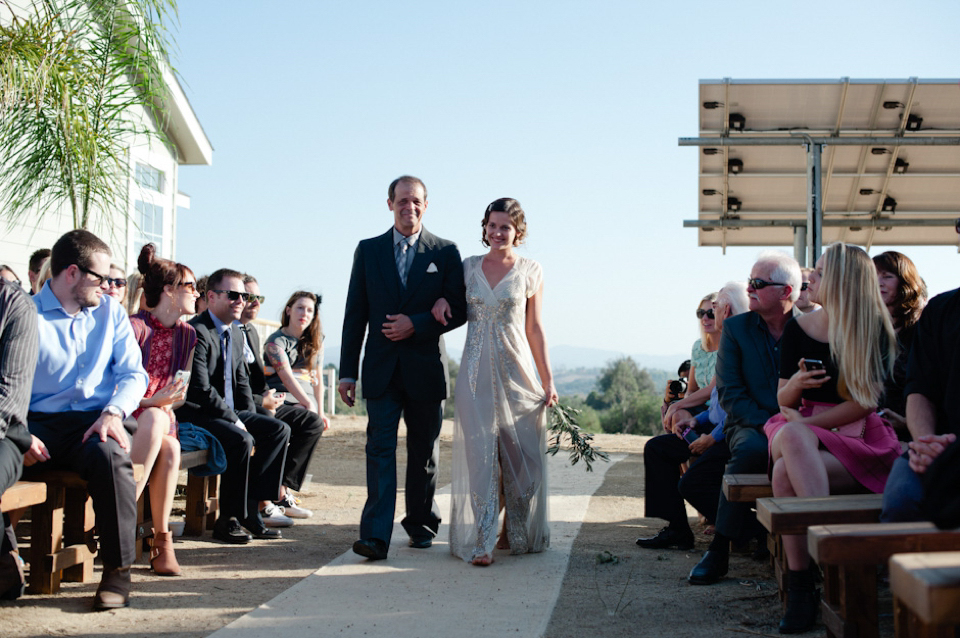 greece inspired wedding, anna sui bhldn, Aiguille gown, olive branch wedding