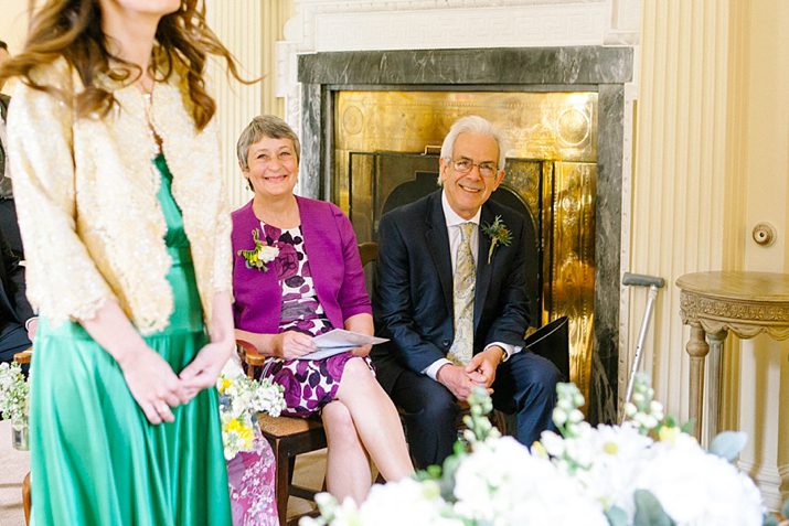 emerald green wedding dress, green wedding dress, purple wedding shoes, eshot hall, northumberland weddings, vanessa adams photography, green and gold wedding