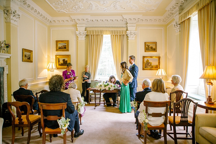 emerald green wedding dress, green wedding dress, purple wedding shoes, eshot hall, northumberland weddings, vanessa adams photography, green and gold wedding