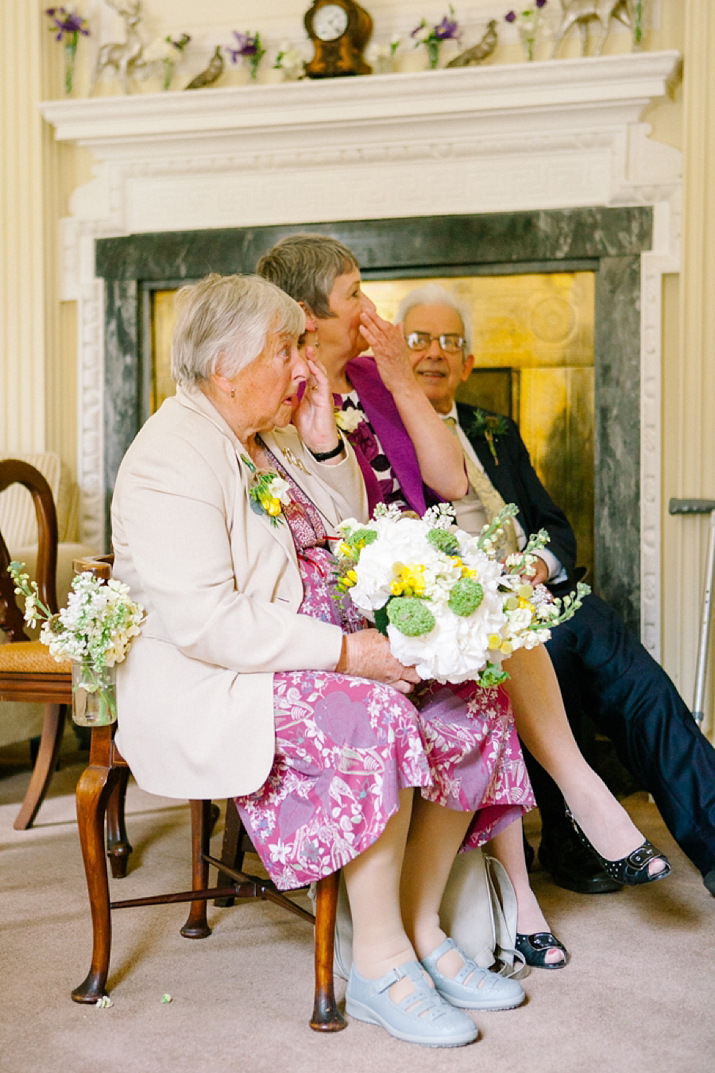 emerald green wedding dress, green wedding dress, purple wedding shoes, eshot hall, northumberland weddings, vanessa adams photography, green and gold wedding