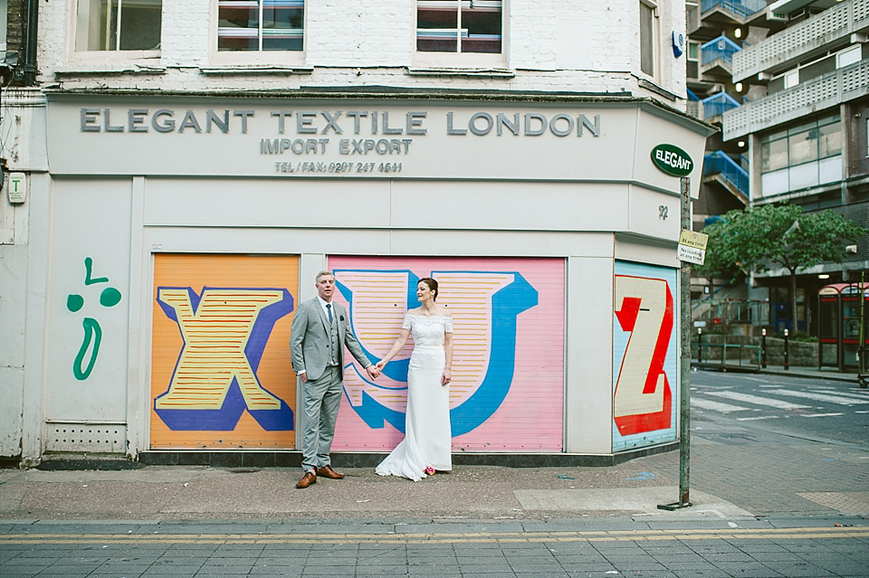 pronovias wedding dress, london wedding, birdcage veil