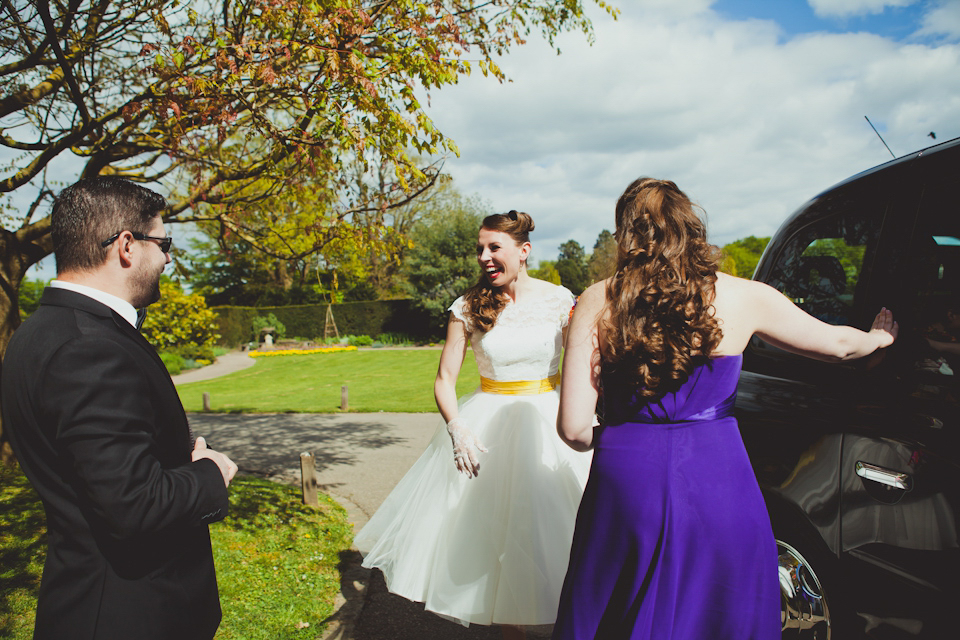 bright and colourful wedding, candy anthony, 50's style wedding, vintage wedding