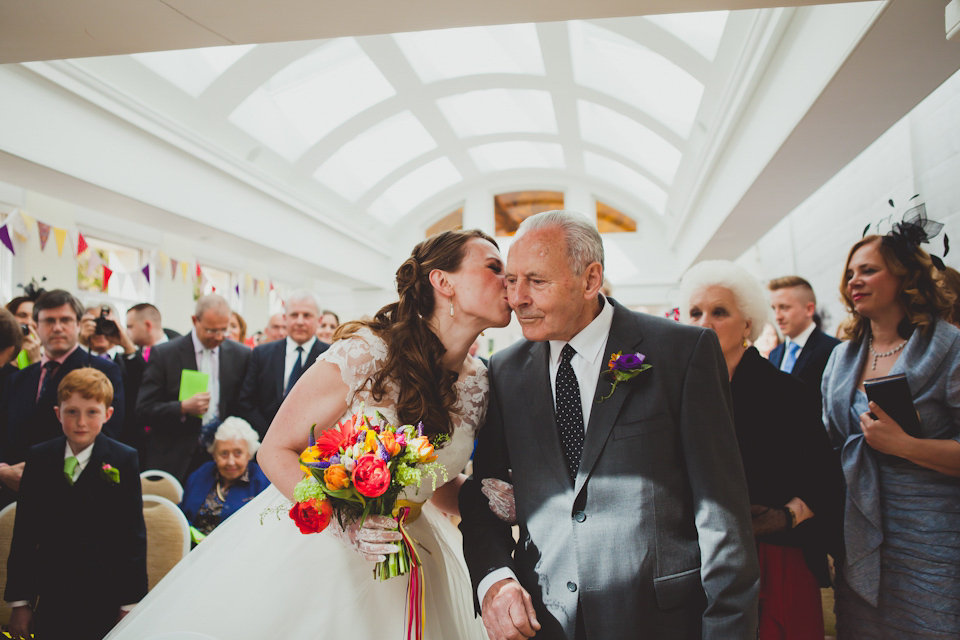 bright and colourful wedding, candy anthony, 50's style wedding, vintage wedding