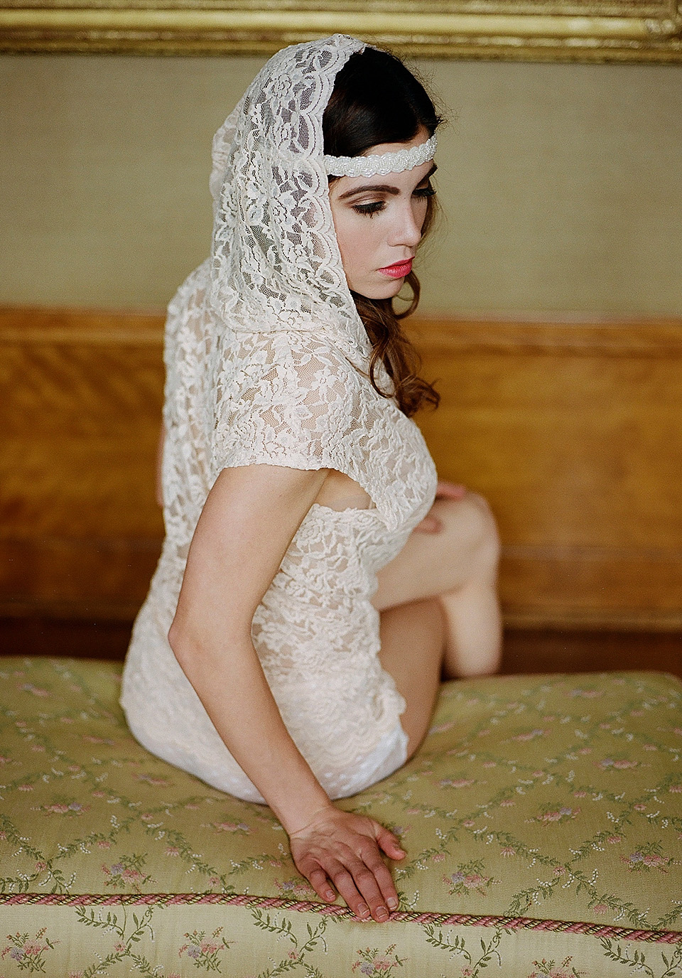 vintage inspired veils, juliet cap veil, danani, fleur delicate