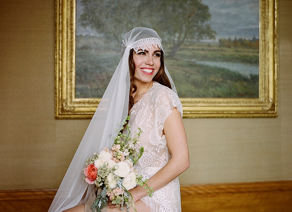 vintage inspired veils, juliet cap veil, danani, fleur delicate