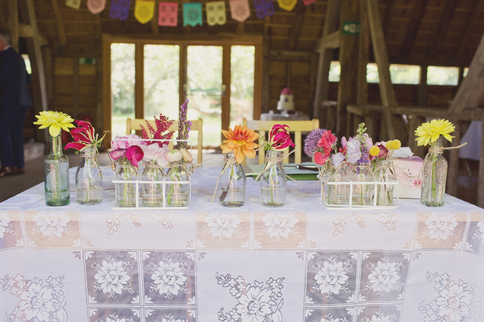 cotton candy weddings, spanish fiesta wedding, colourful wedding