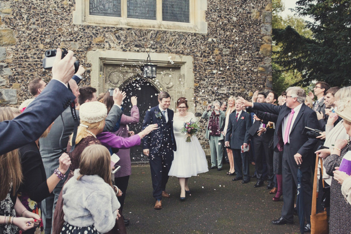 lisa jane photography, literary inspired wedding, books inspired wedding, fur coat no knickers, 50s style wedding dress, bride in glasses