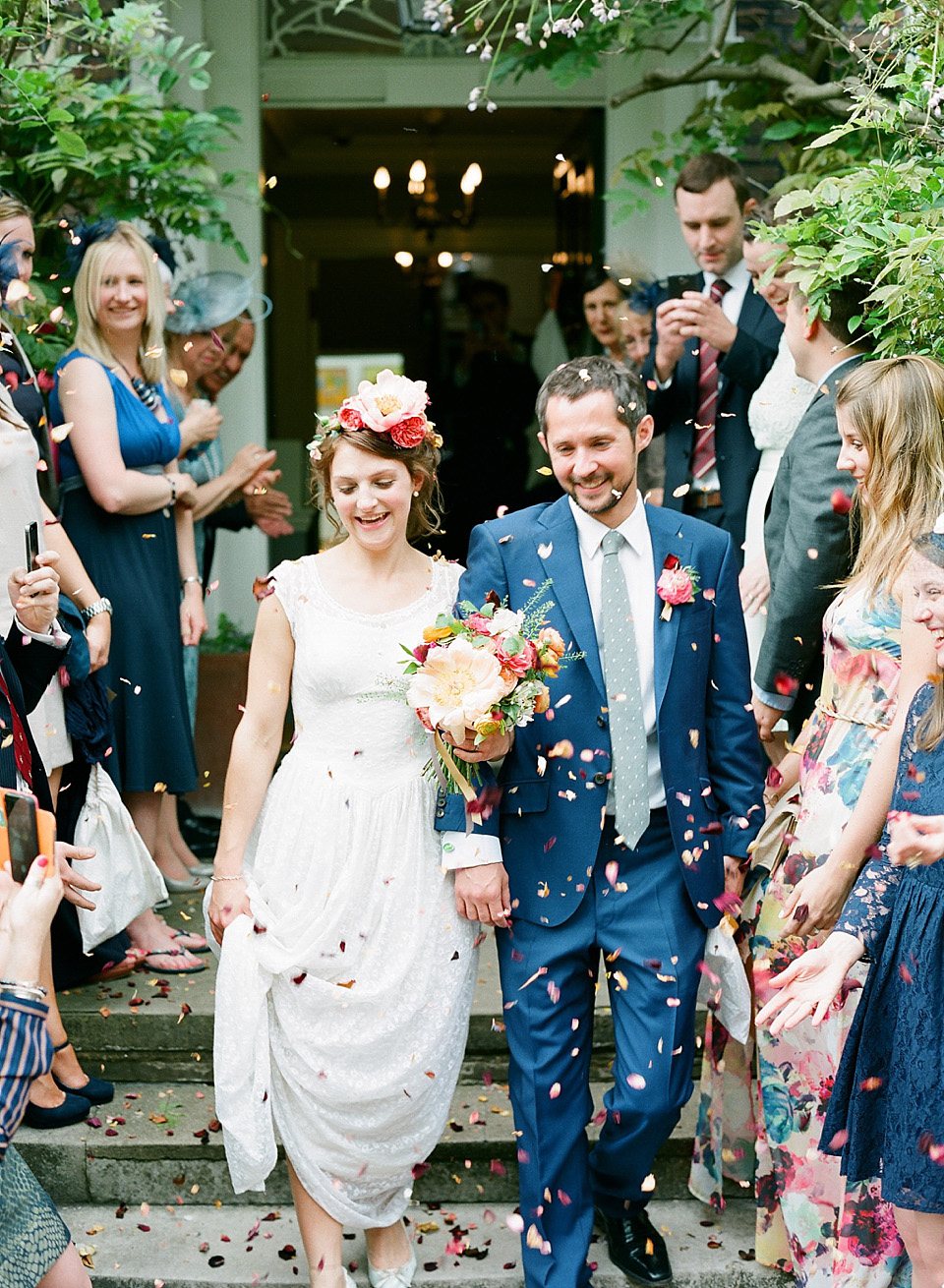 elizabeth avey 1940s wedding dress, taylor and porter, film wedding photography