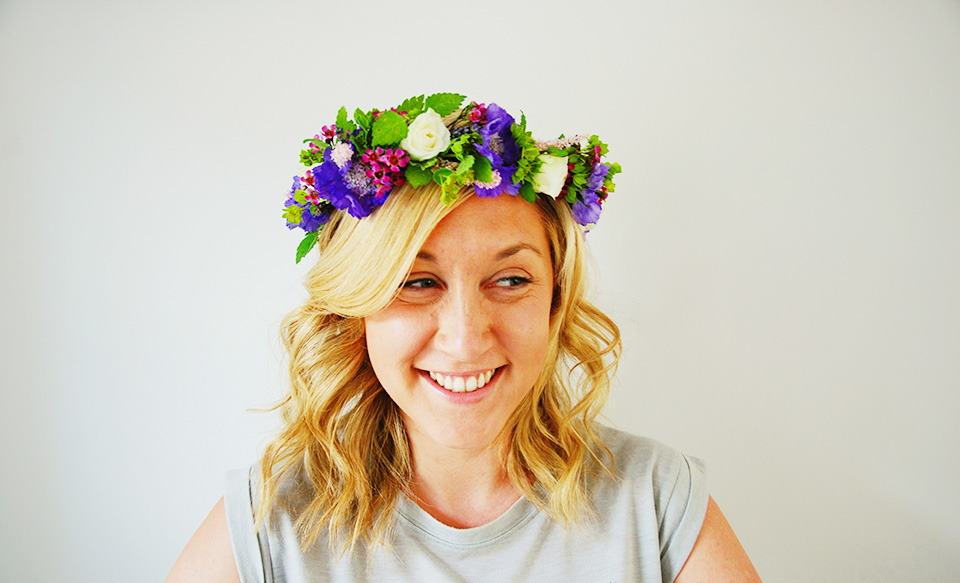 flower crown tutorial, floral crown tutorial, lily and may, essex florist