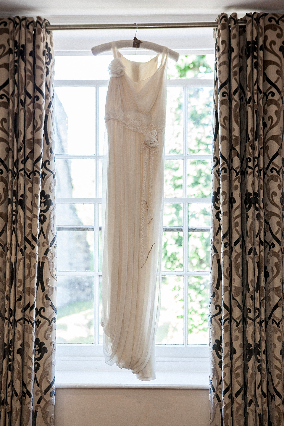 sally lacock, grecian gown